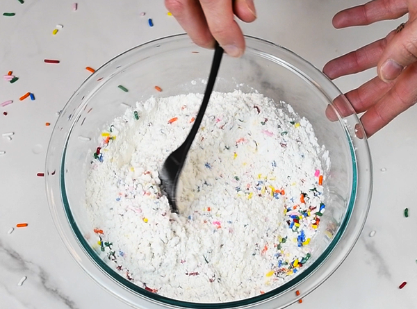 Confetti Cake Mini Muffins - Step 2
